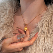 Solenne Medallion Necklace