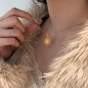 Solenne Medallion Necklace