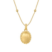 Solenne Medallion Necklace